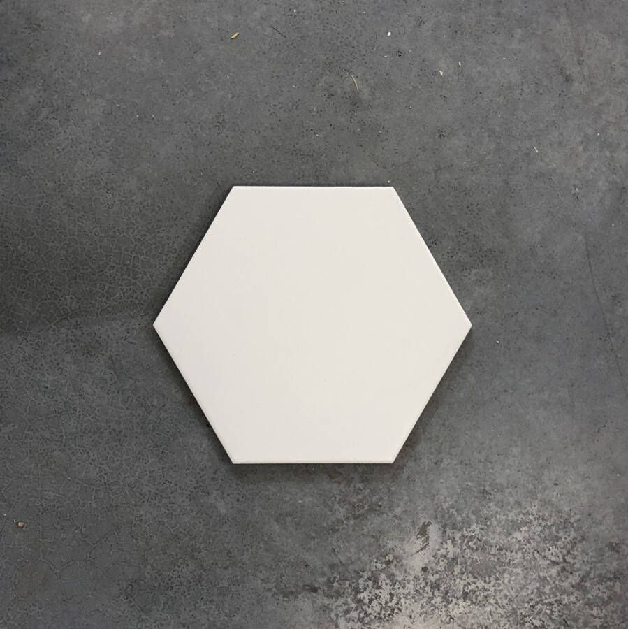 Cifre Timeless hexagon tegel 15x17 Ivory mat