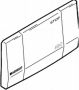 GEBERIT Highline eenknops mechanische bedieningsplaat spoelsysteem RVS 185x340x36mm RVS-look - Thumbnail 3