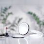 Smedbo Make Up Reis Vergrotende Spiegel Met Verlichting Diameter 12 cm ABS Zwart - Thumbnail 3