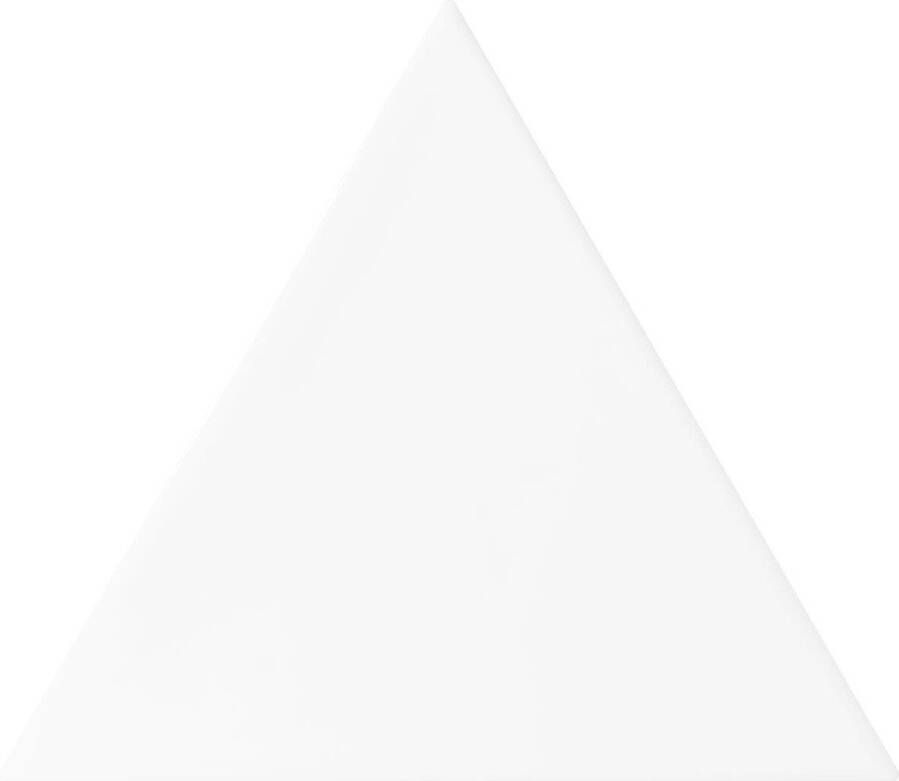 Quintessenza 3LATI driehoek tegel 13 2x11 4 Bianco Lucido