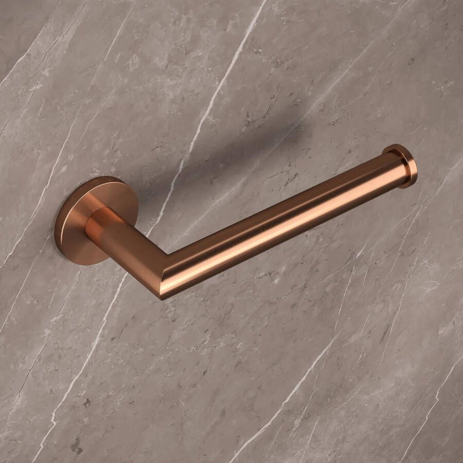 Brauer Toiletrolhouder Copper Wandmontage met PVD coating Geborsteld Koper