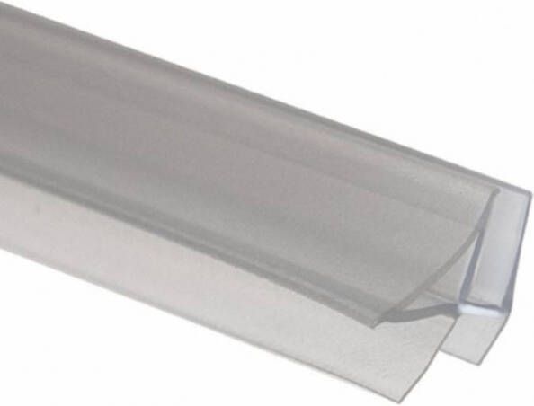 Sealskin Afdichtprofiel Douchedeurstrip Horizontaal met aansluit- afsluitdelen voor 8 mm (per stuk)