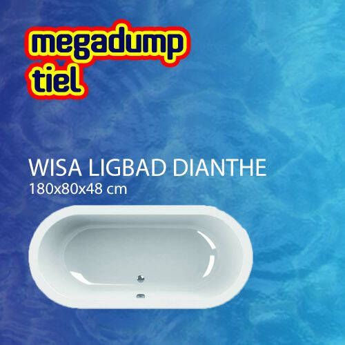 Wavedesign Ligbad Dianthe Wit 180X80X48 cm Dianthe 180x80x48 Wit