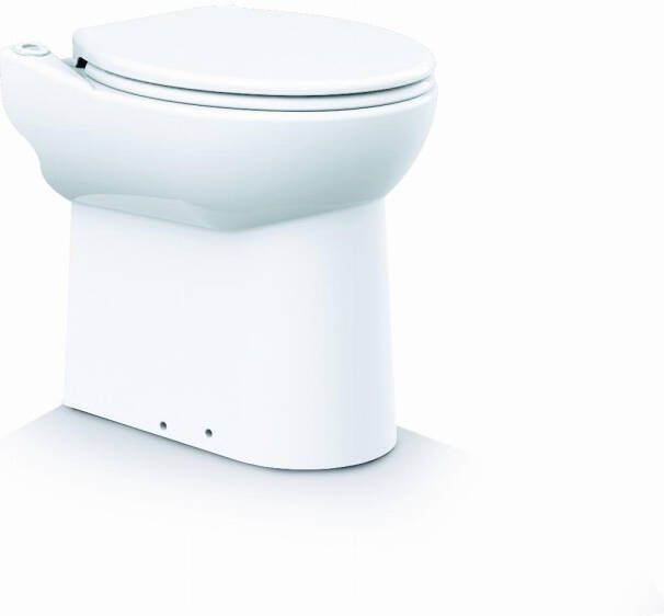 SANIBROYEUR Sanicompact C43 Eco+ Staand toilet met zitting fecalienvermaler wit C43