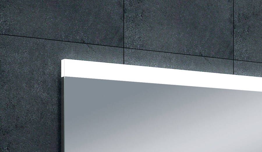 Wiesbaden Badkamerspiegel Single | 100x60 cm | Rechthoekig | Directe en indirecte LED verlichting | Touch button | Met verwarming