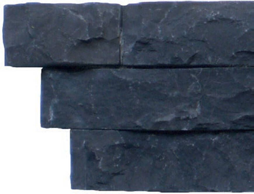 Stabigo Wall Cladding 01 Grey steenstrips 15x50 cm grijs mat