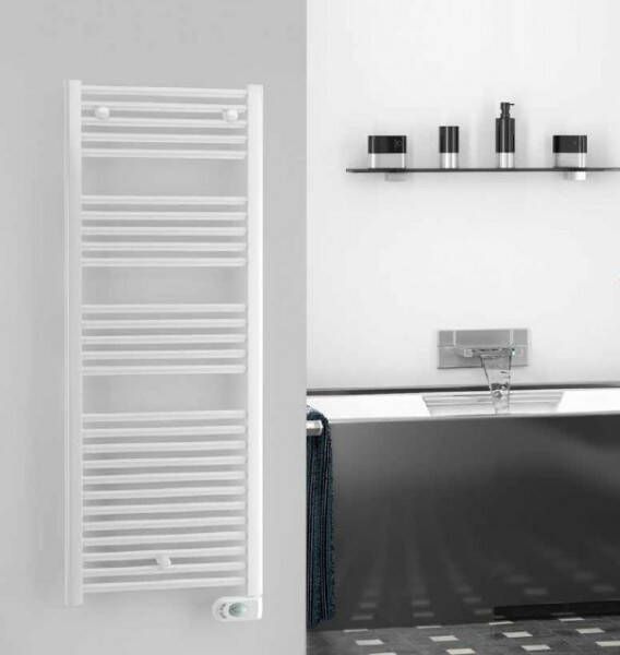Badstuber Innsbruck elektrische handdoek radiator 137.5x48cm wit 750Watt - Foto 2