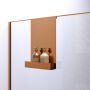 Brauer Doucherek Copper Edition Hangend met Glasklem Koper Geborsteld PVD - Thumbnail 2