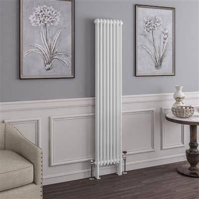Eastbrook Imperia 2 koloms radiator 40x180cm 1190W wit glans