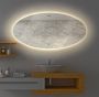 Gliss Design Gliss Badkamerspiegel Oval | met LED Verlichting Met Spiegelverwarming (Alle Maten) - Thumbnail 2
