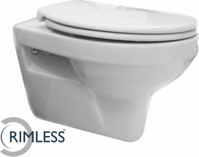 Mueller Trevi randloos toilet met softclose zitting onepack