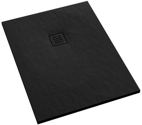 Aco Showerdrain douchevloer 80x120x3.5cm antislip mat zwart 914066