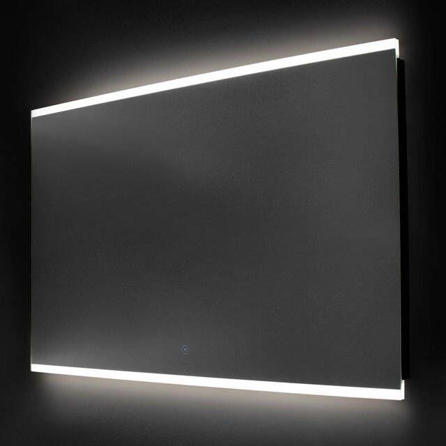 BRAUER Twinlight Spiegel 120x70cm verlichting rechthoek zilver 3412s