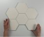 Cifre Ceramica Hexagon Timeless wand- en vloertegel 15x17cm 9mm Zeshoek Ivoor mat SW07311860-3 - Thumbnail 1