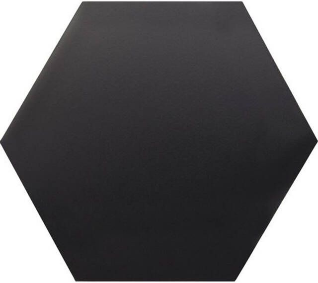 Douglas Jones Vintage Wandtegel hexagon 15x17cm 8mm witte scherf Negro 1416696