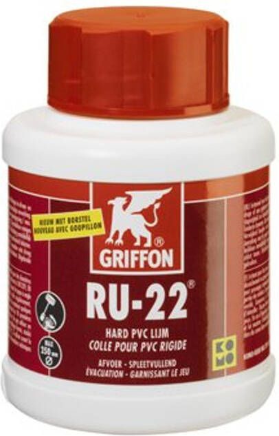Griffon PVC lijm Komo keur RU22 pot à 1000 ml 6112040