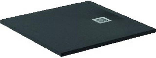 Ideal Standard douchebak Ultra Flat Solid composiet zwart (lxbxh) 900x900x30mm