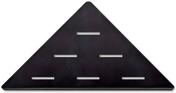 Looox corner shelf hoekplanchet 30x22cm zwart mat CORNER30MZ