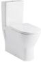 GO by Van Marcke XComfort PACK staand toilet verhoogd 45 cm zonder spoelrand muuraansluiting H PK 18 cm met dunne zitting softclose wit RST16AWHA+RST15AWHA+RESC0004 - Thumbnail 2