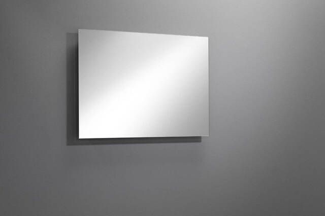 Royal Plaza Merlot spiegel 100x80cm zonder verlichting rechthoek glas Zilver 13636