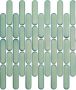 The Mosaic Factory Sevilla mozaïektegel 30x30cm wandtegel Ovaal Porselein Light Green Glans SEO23525 - Thumbnail 2