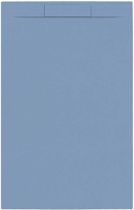 Allibert Douchebak + Sifon Rectangle 140x90 cm Mat Blauw Balt