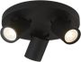 Bellezza Bagno Plafond wandlamp LED mat zwart ronde plaat SD-2060-09 - Thumbnail 1