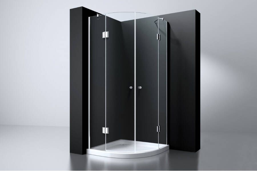 Best Design Douchecabine Erico Kwartrond met Twee Deuren 90x90x192 cm