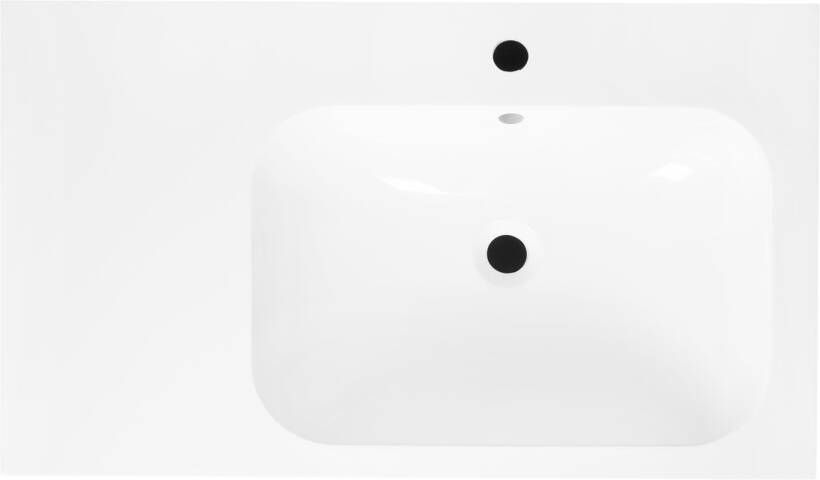 Best Design wastafel 80cm voor splash meubel met kraangat wit 4014570
