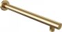 BRAUER Gold Carving Regendoucheset inbouw hoofddouche 20cm 3 carving knoppen rechte wandarm handdouche staaf 1 stand PVD geborsteld goud 5-GG-097 - Thumbnail 1