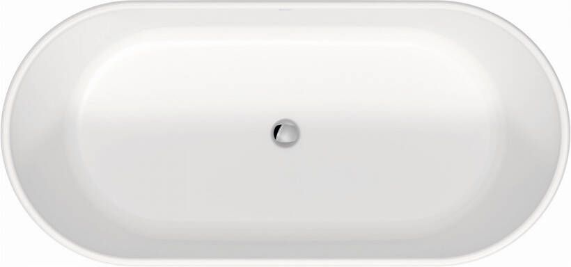 Duravit D-Neo vrijstaand bad ovaal met 2 comfortabele rugsteunen 160 x 75 cm wit