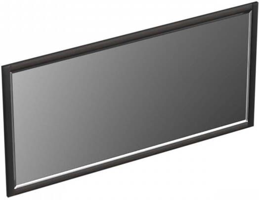 Forzalaqua Gela 2.0 spiegel 160x80cm Rechthoek zonder verlichting met frame Massief Eiken Black oiled 8070185