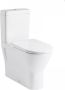GO by Van Marcke XComfort PACK staand toilet verhoogd 45 cm zonder spoelrand muuraansluiting H PK 18 cm met dunne zitting softclose wit RST16AWHA+RST15AWHA+RESC0004 - Thumbnail 1