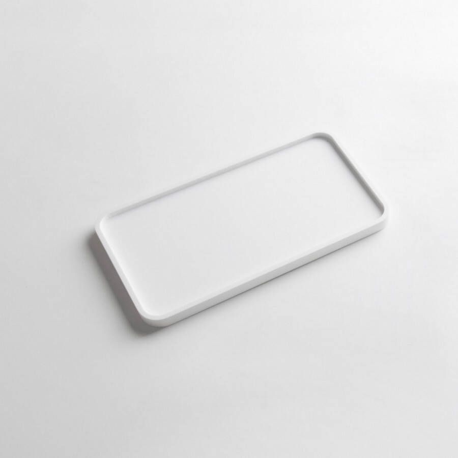 Ideavit Cosmetica Plank Solidplate 25x14x1.2 cm Solid Surface Mat Wit