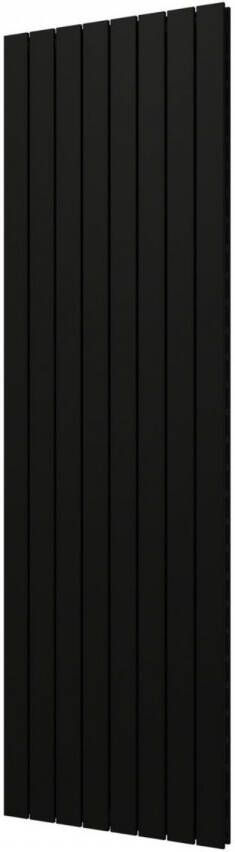 Plieger Cavallino Retto designradiator verticaal dubbel middenaansluiting 2000x602mm 1716W mat zwart 7250315