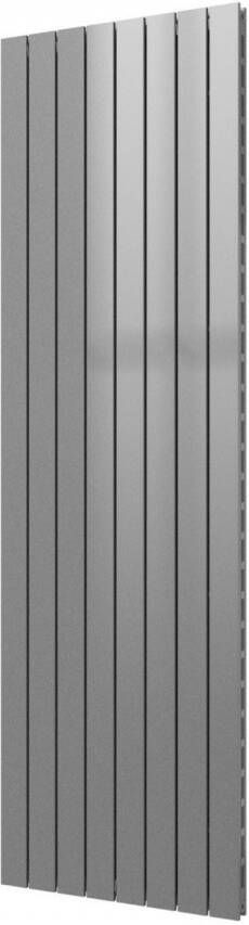 Plieger Cavallino Retto designradiator verticaal dubbel middenaansluiting 2000x602mm 1716W zilver metallic 7255374