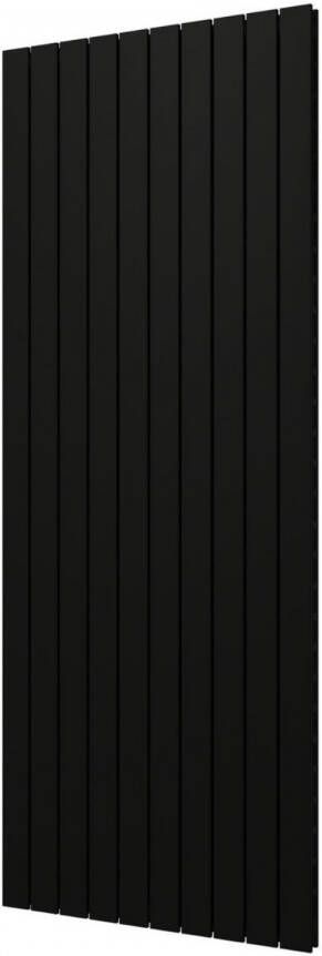 Plieger Cavallino Retto designradiator verticaal dubbel middenaansluiting 2000x754mm 2146W zwart 7255393