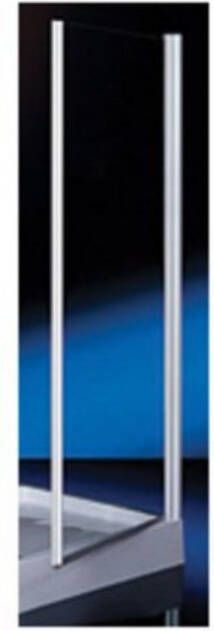 Plieger Nisdeur Royal Draaideur 6mm Glas Omkeerbaar 90x185cm Chroom