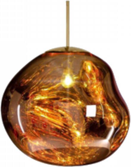 Njoy Hanglampglas met E27 fitting IP20 met 4W lamp 20x20cm LED verlichting gold SD-2040-01