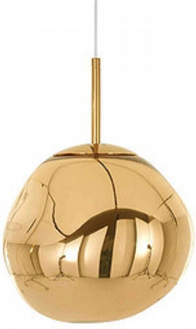 Sanimex Hanglamp Njoy Met E27 Fitting 27 cm Inclusief 4W Lamp Glas Goud