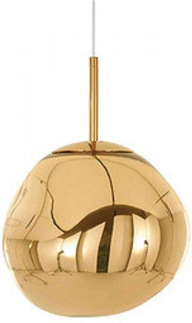 Sanimex Hanglamp Njoy Met E27 Fitting 36 cm Inclusief 4W Lamp Glas Goud