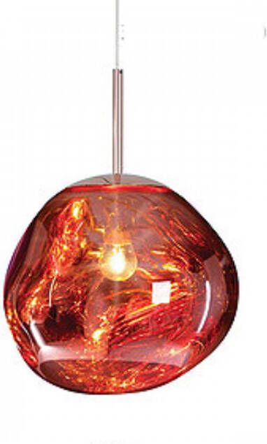 Sanimex Hanglamp Njoy Met E27 Fitting 36 cm Inclusief 4W Lamp Glas Rose Goud