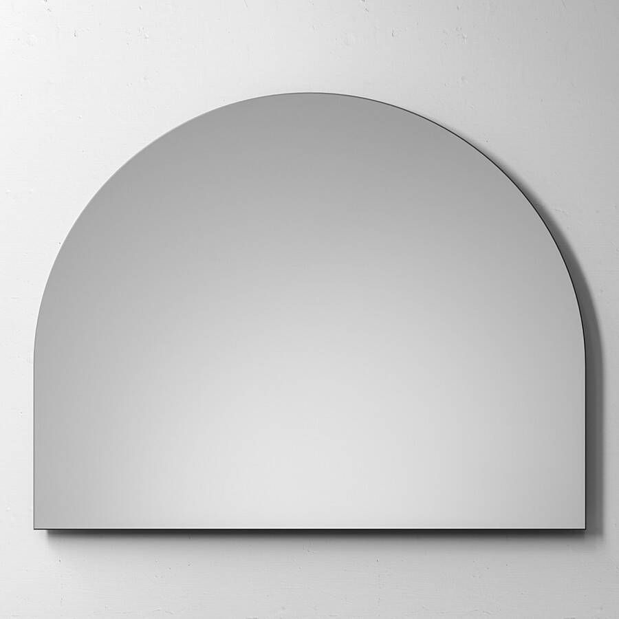 Saniclass Arch spiegel 120x95x3.5cm met verlichting geborsteld Aluminium SP-AR120