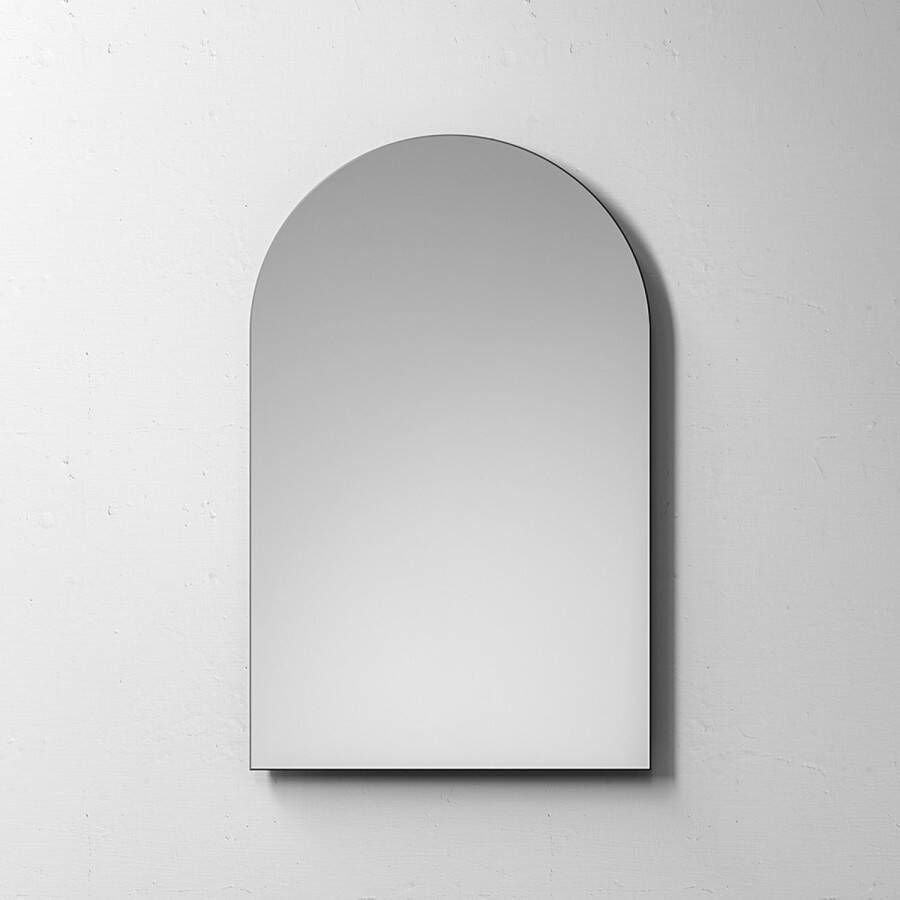 BRAUER Arch spiegel 60x95x3.5cm met verlichting geborsteld Aluminium SP-AR60