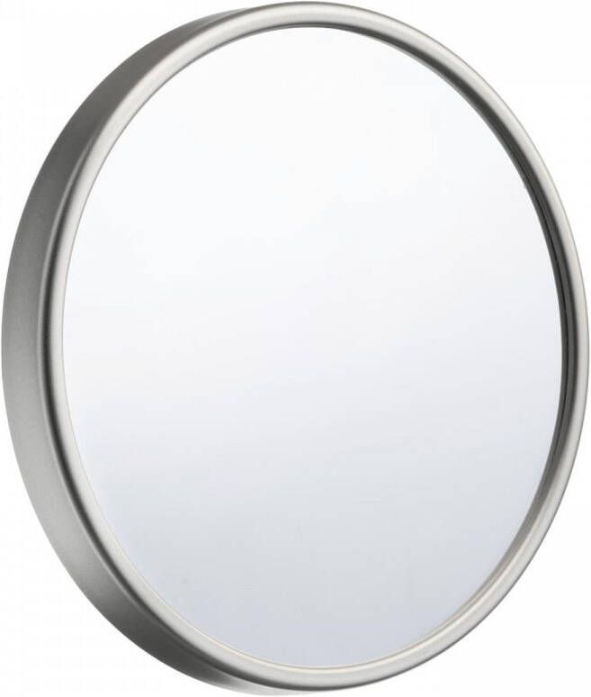 Smedbo Make Up Spiegel Outline Lite voorzien van Zuignap ABS Spiegelglas Diameter 13 cm Zilver