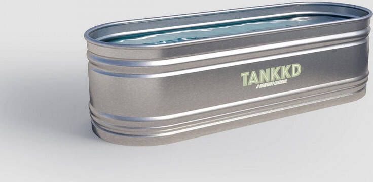 Tankkd IJsbad | Green Label Oval | 244x61x91cm | Aluminium