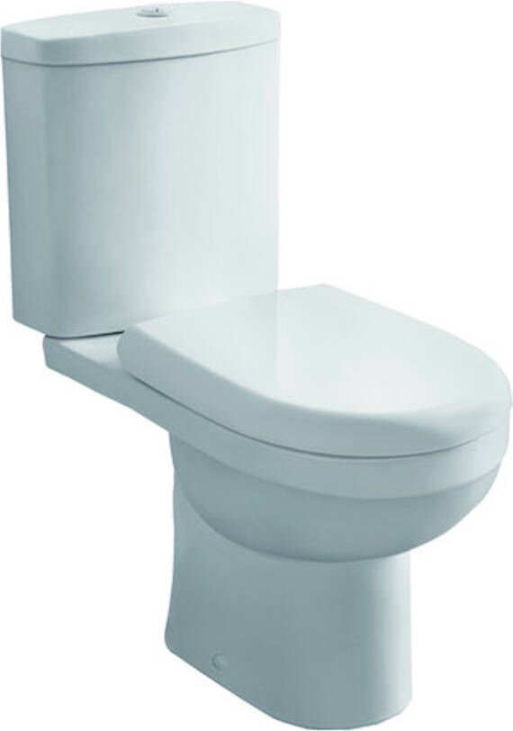 GO by Van Marcke Riele PACK staand toilet S (AO) uitgang 78x63 5x37 5cm porselein wit met softclose en afneembare zitting met reservoir MFZ-1009C