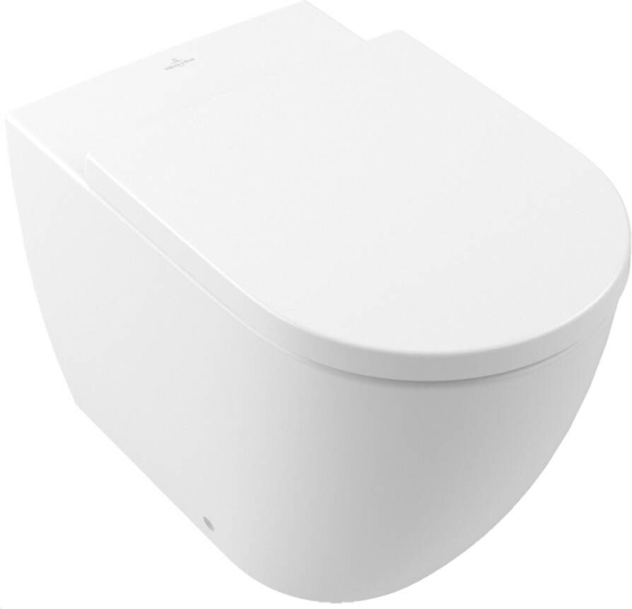 Villeroy & Boch Subway 3.0 Rimless staand diepspoel toilet met TwistFlush en CeramicPlus 37 x 60 x 40 cm stone white