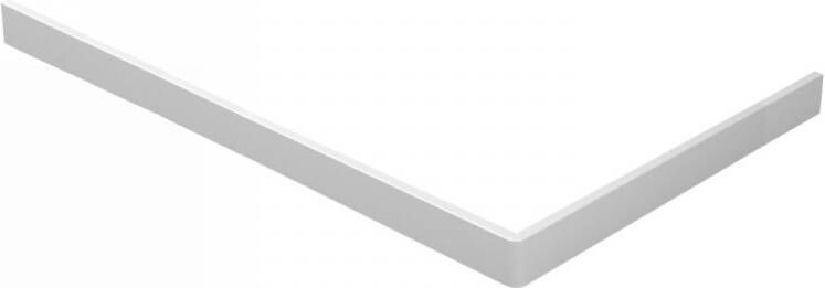 Wiesbaden Compo acryl voorzetpaneel en potenset vierkant geschikt voor douchebak 160 x 90 cm wit